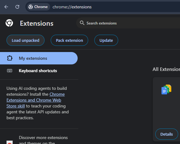 Step 4 Preview: Load Unpacked Folder