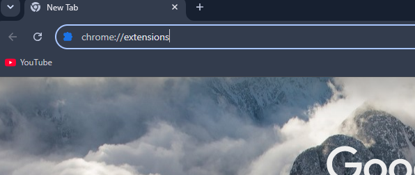 Step 2 Preview: Chrome Extensions Page